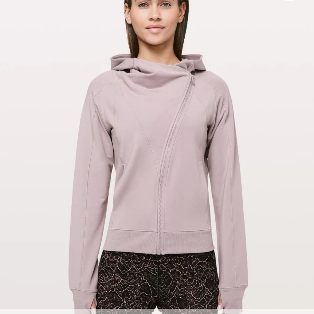 WOMEN'S LULULEMON LULU COAST HOODIE SWEATER SWEATSHIRT ZIP UP SZ 6 $148